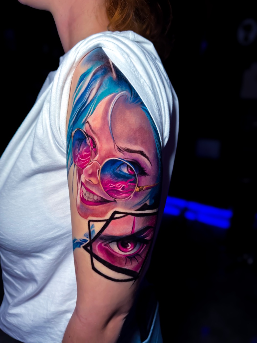 Third-Eye Muse — Color Realism tattoo by Laurent Alba, Denver