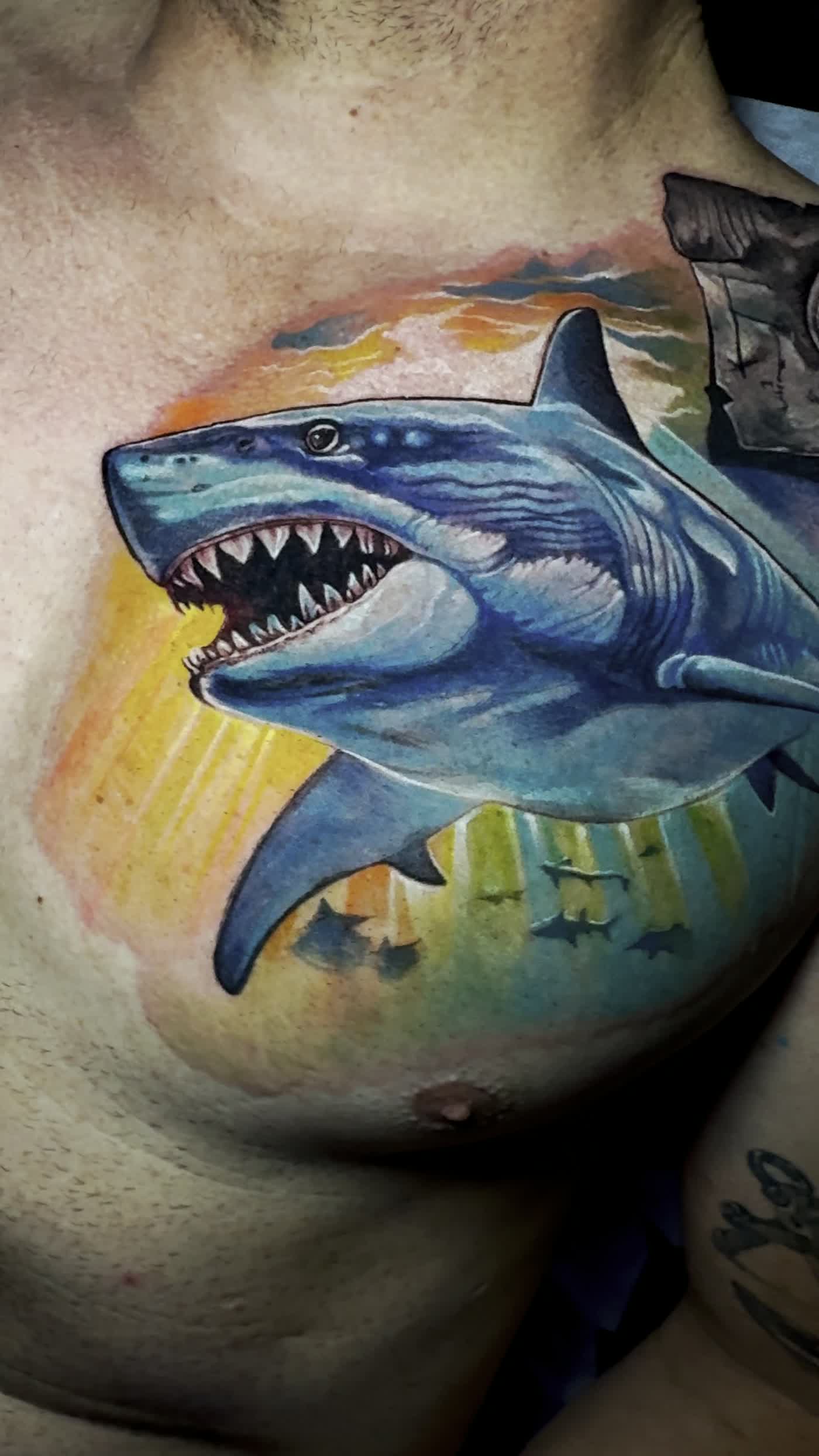 Apex · Detail — Color Realism tattoo by Laurent Alba, Denver
